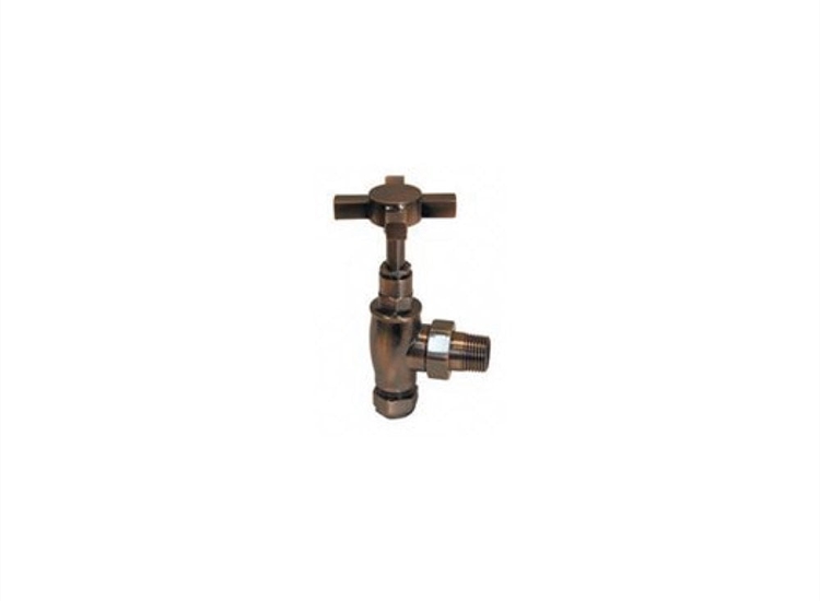 Traditional Antique Copper Radiator Valves (pair)